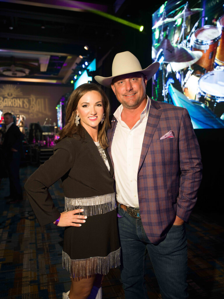 Jenny & Matt Todd at the Houston Cattle Baron's Ball. (Photo by Daniel Ortiz)