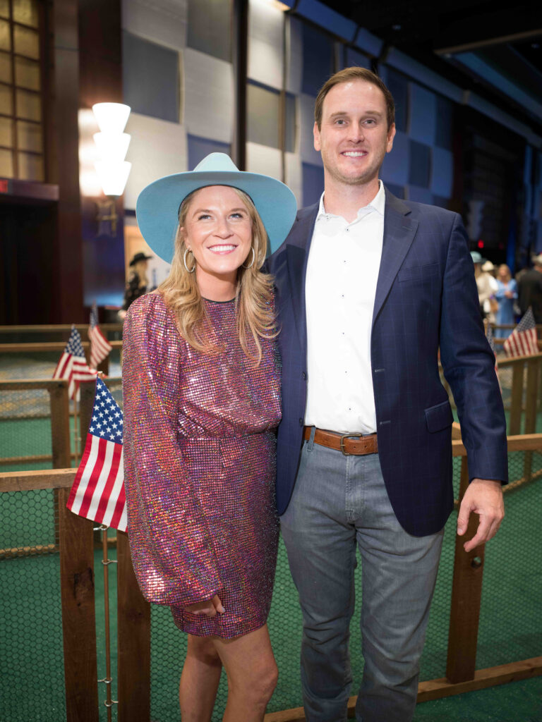 Katie & Seth Tsuru at the Houston Cattle  Baron's Ball. (Photo by Daniel Ortiz)