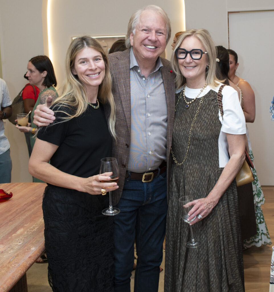 Kirsty Stone, Dean Fearing, and Wanda Gierhart Fearing (Photo by Tamytha Cameron)