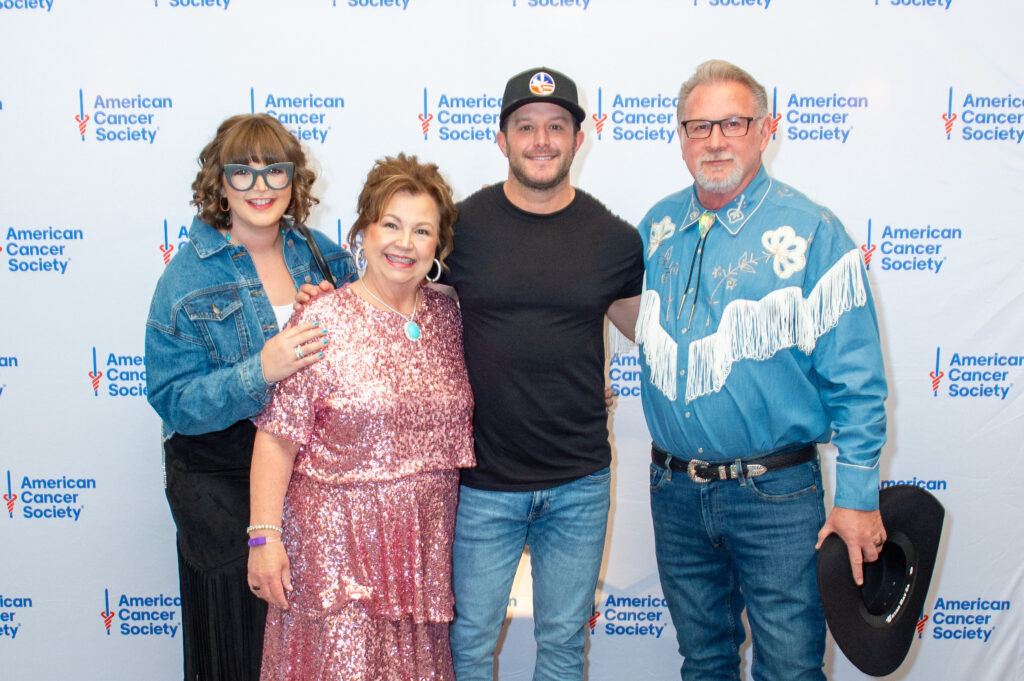 Kittsie Klaes, co-chair Robin Klaes, Easton Corbin, Danny Klaes at the Houston Cattle Baron's Ball. (Photo by Jacob Power)