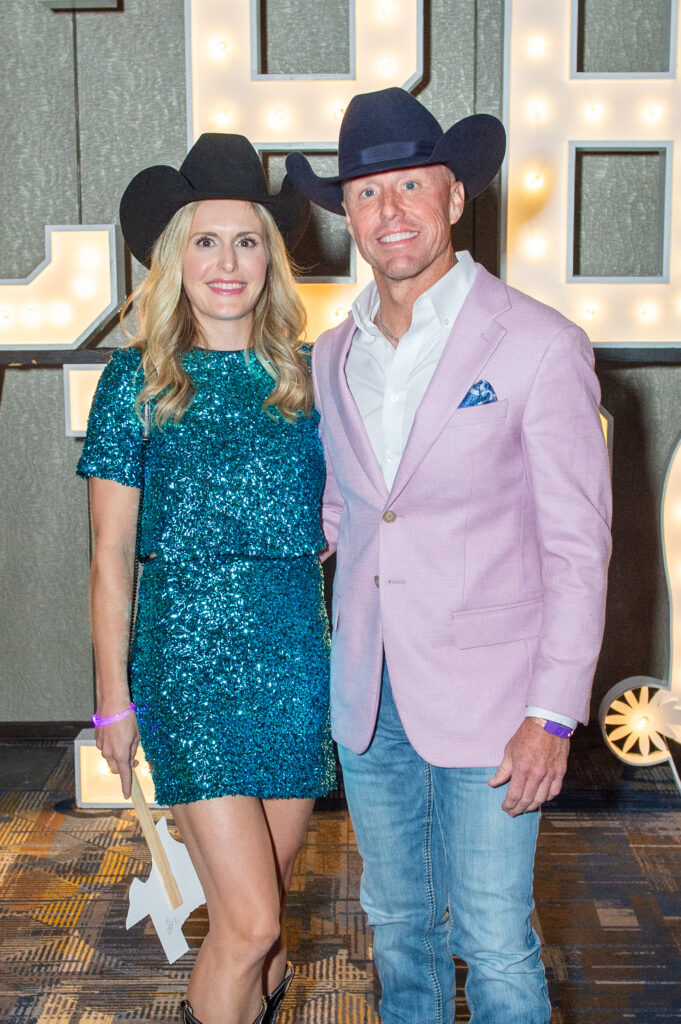Maegan Toups, Carson Joachim at the Houston Cattle Baron's Ball. (Photo by Jacob Power)