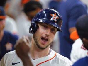 Kyle Tucker is back to hitting huge home runs for the Houston Astros. (Photo by F. Carter Smith)