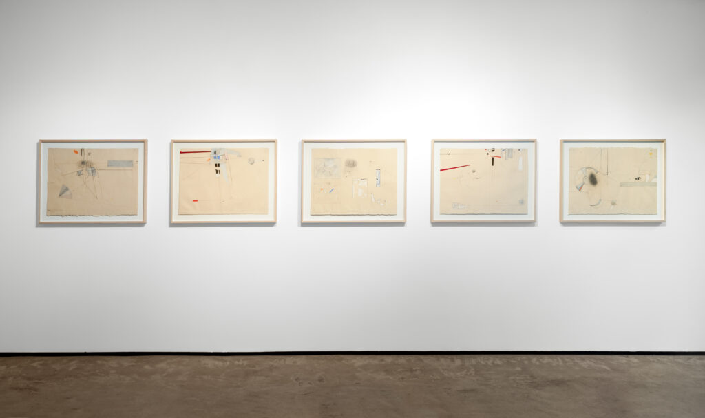 An installation view of "Stephen Greene: Biographs and Recollections, 1967-1974," which is currently on view at Moody Gallery through October 26, 2024. (Courtesy Moody Gallery, Houston)