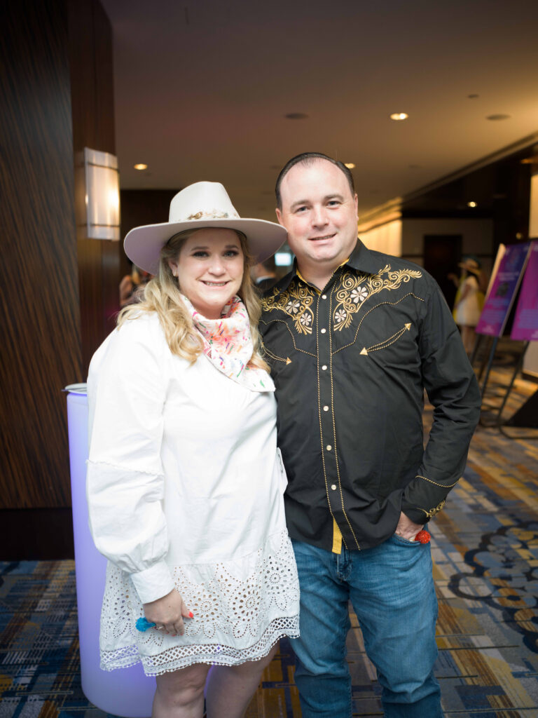 Tany & Chaz Klaes at the Houston Cattle Baron's Ball. (Photo by Daniel ortiz)