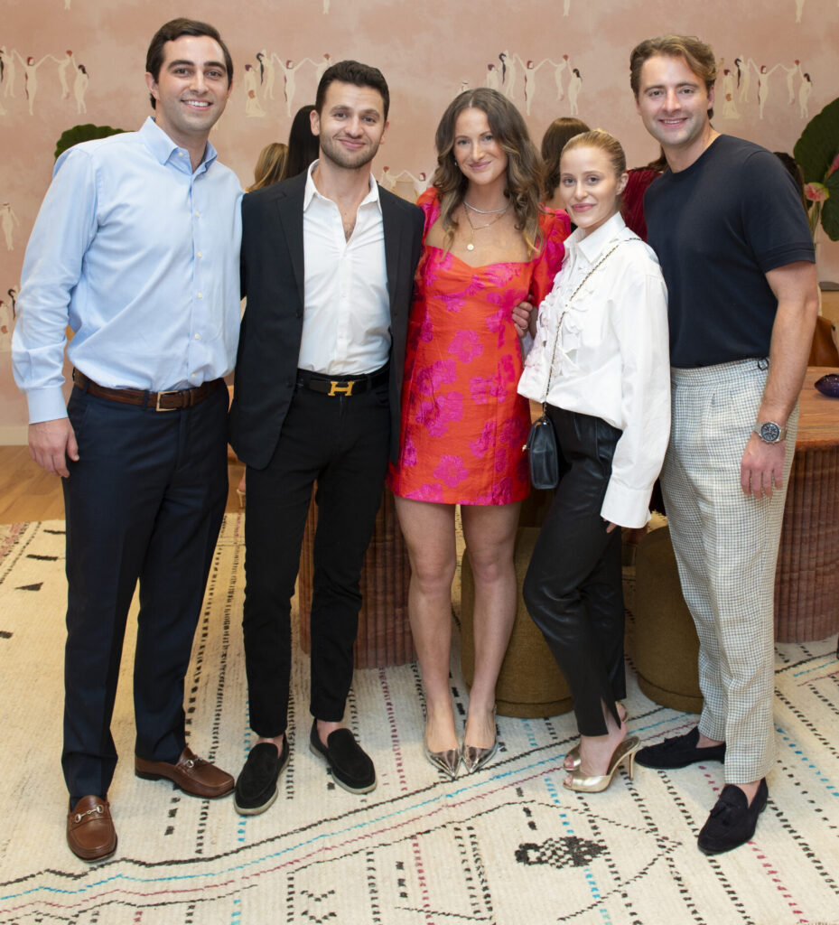 Travis Bryan, Jake Teichman, Taylor Teichman, Mary Ellen Zummo, and Travis Bannon (Photo by Tamytha Cameron)