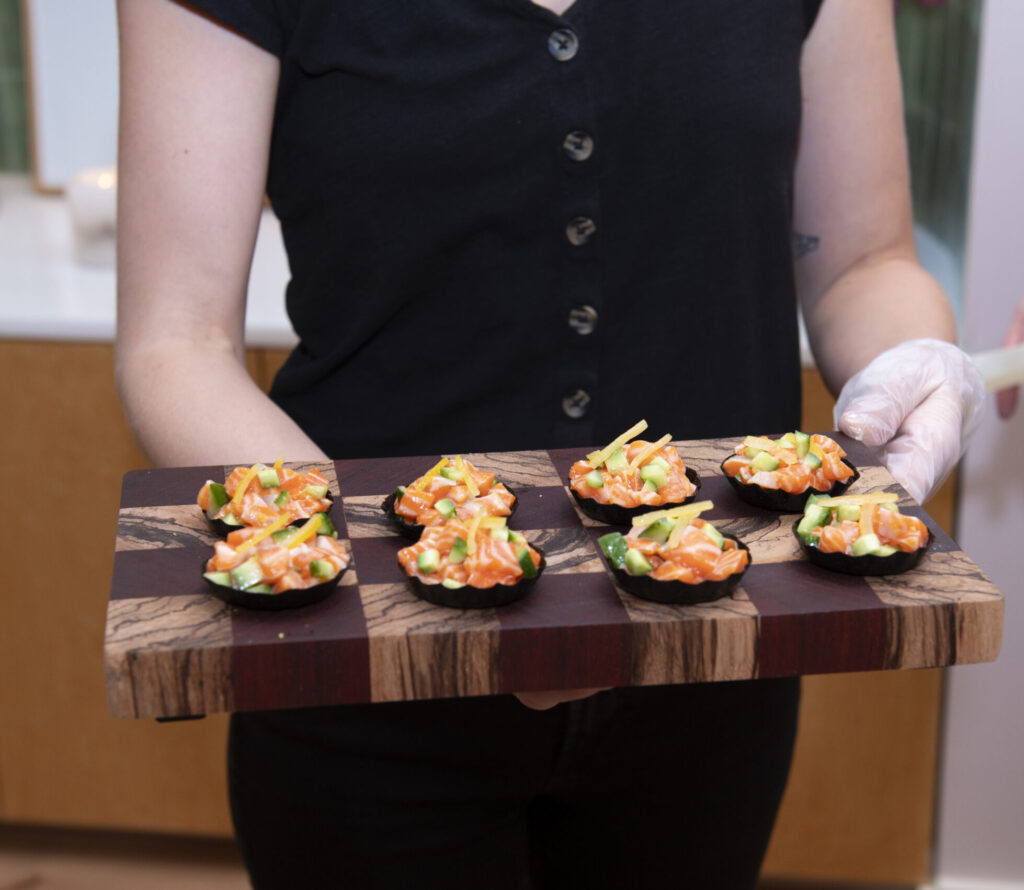 Wolf and the Fox catering at Ylang 23's opening party (Photo by Tamytha Cameron)