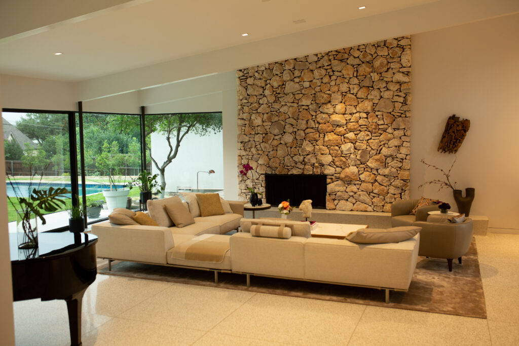 The open living concept was an important guiding principle for Vetter throughout the process.