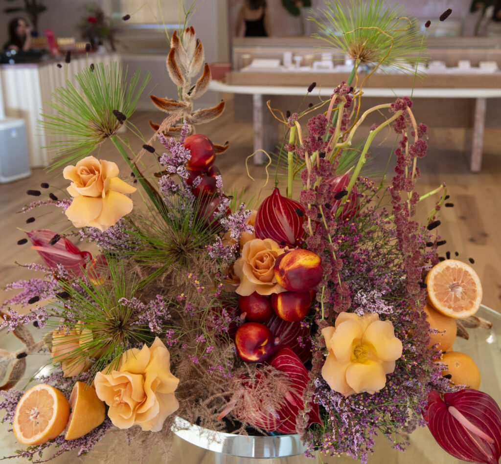 The Ylang 23 party featured flowers by Bottega de Flores  (Photo by Tamytha Cameron)