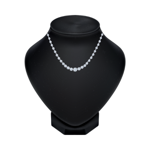 This gorgeous diamond necklace donated by Thomas Markle Jewelers is among the luxurious items available for auction at the Children's Museum Houston's Noir Gala.