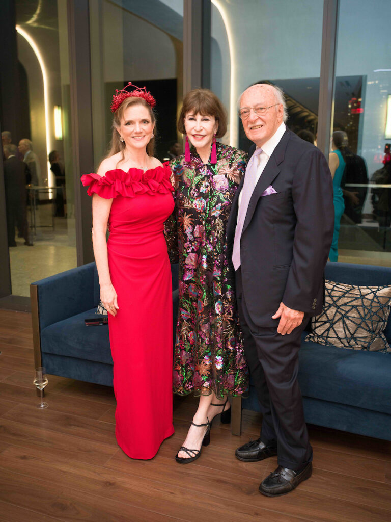 Alecia Lawyer, Shelby Hodge & Shafik Rifaat at ROCO's 20th anniversary season opening gala.  (Photo by Daniel Ortiz)
