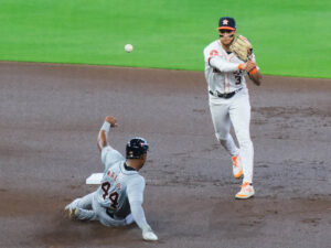 The Houston Astros lost to the Detroit Tigers 3-1 in Game One of the AL Wild Card Round of playoffs at Minute Maid Park