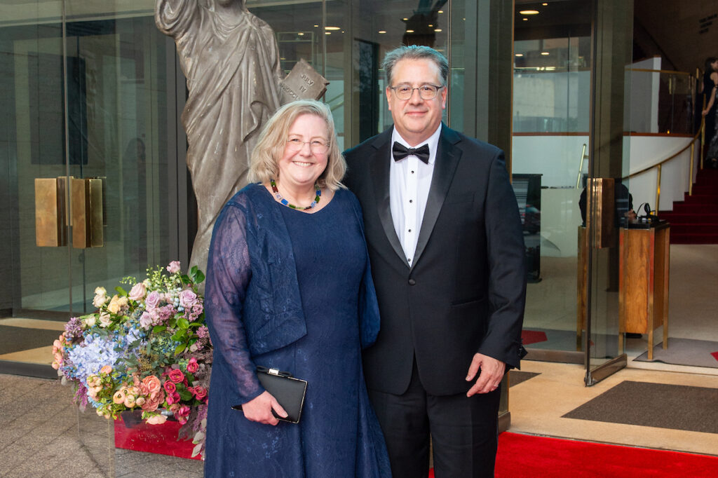 Elizabeth & Sam Condic  at the Houston Symphony Opening Night dinner at Corinthian Houston. (Photo by Thomas Campbell)