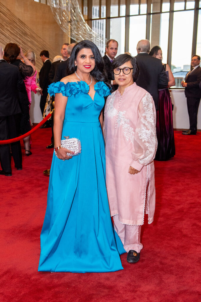 Fairda Abjani, Rosemin Abjani at the Houston Symphony Opening Night dinner at Corinthian Houston. (Photo by Jacob Power)