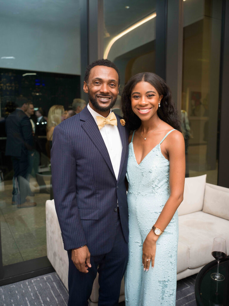 Gregory & Taylor Brown at ROCO's 20th anniversary season opening gala.  (Photo by Daniel Ortiz)