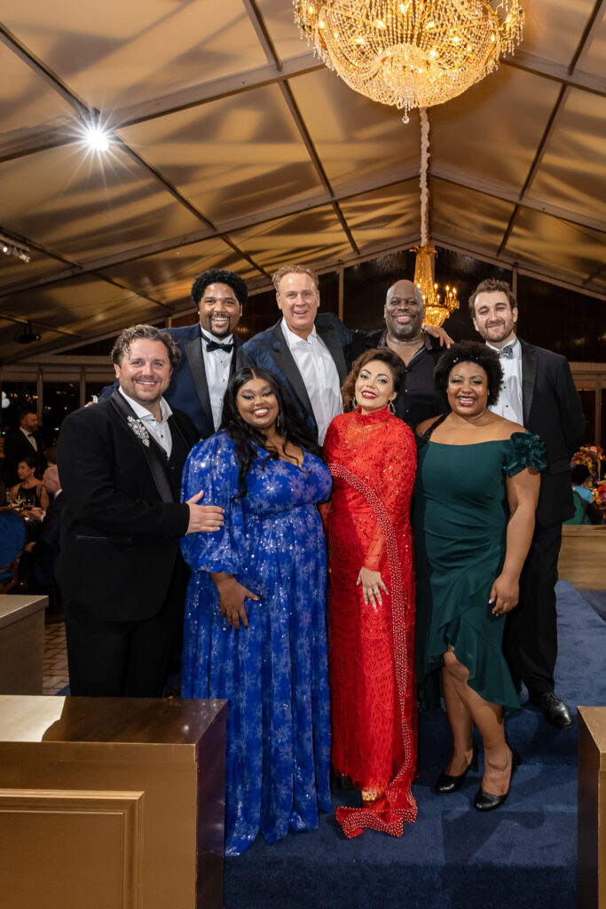 The cast of Houston Grand Opera's season opener 'Il Trovatore' at Wortham Theater Center (Photo by Emily Jaschke)