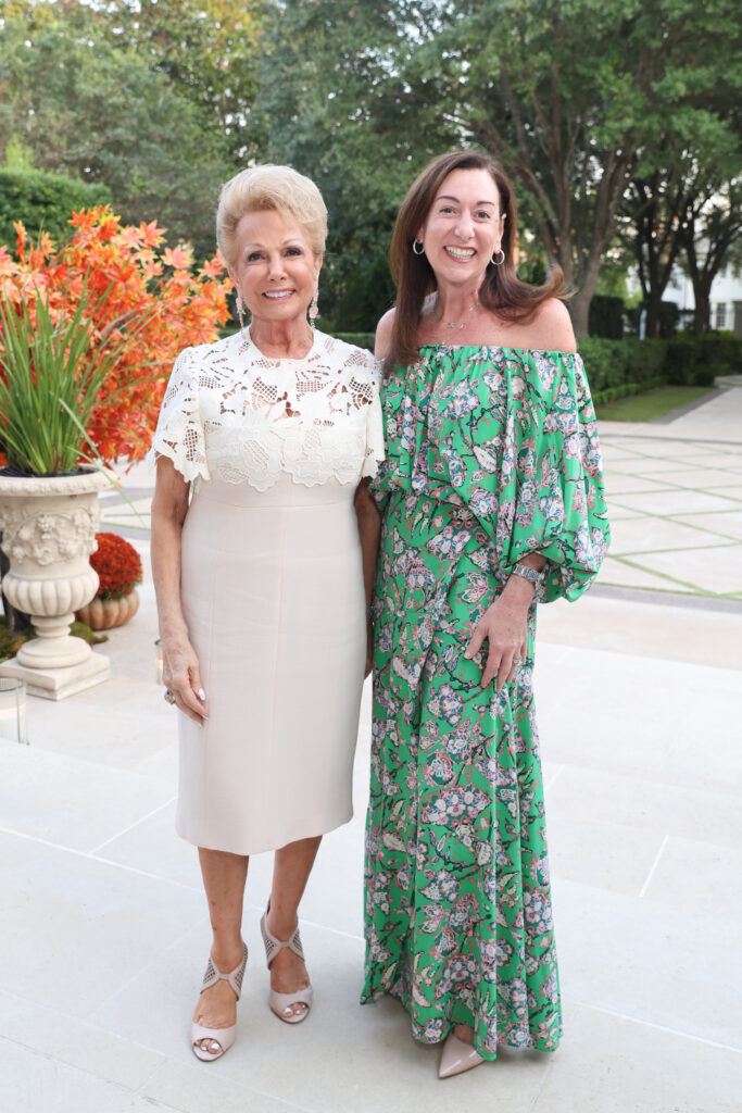 Philamena Baird, Amalia Stanton at the Memorial Herman Foundation dinner. (Photo by Priscilla Dickson)