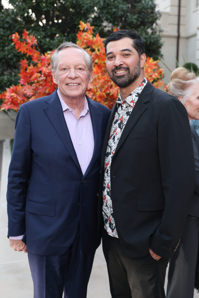 Richard Flowers & Angel Rios at the Memorial Herman dinner.(Photo by Priscilla Dickson)