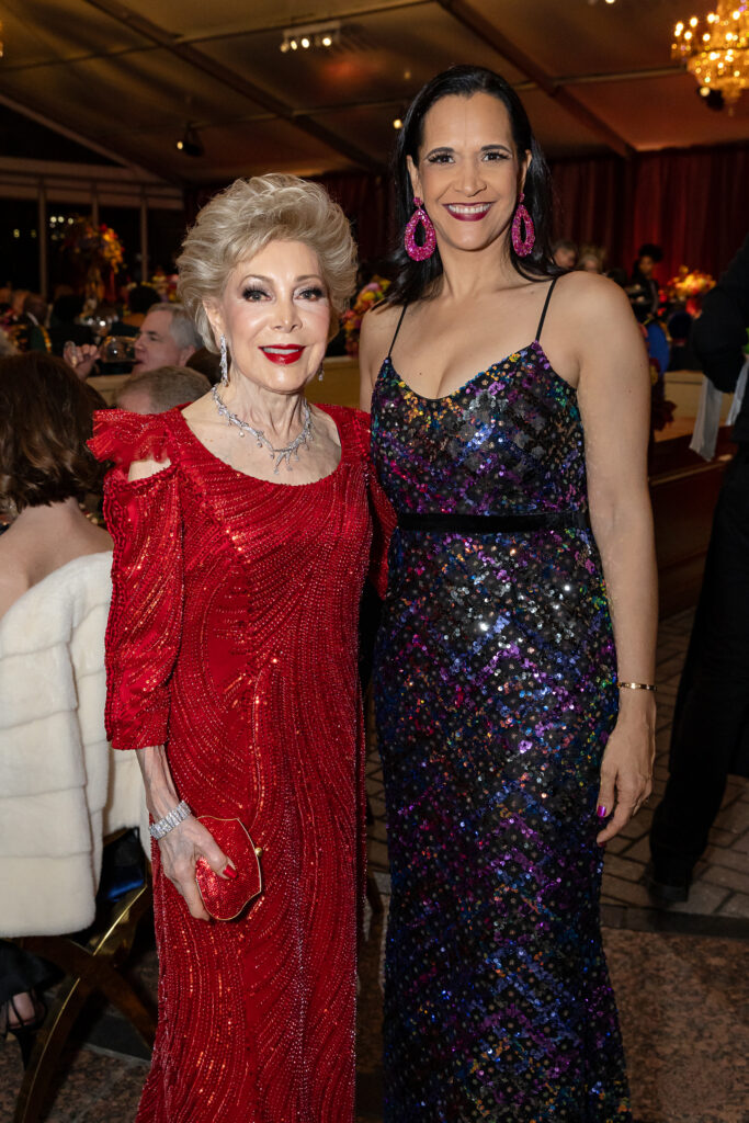 Margaret Alkek Williams, Khori Dastoor at Houston Grand Opera's opening night and dinner celebration (Photo by Emily Jaschke)
