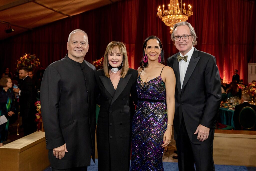 Patrick Summers, Janet Gurwitch, Khori Dastoor, Ron Franklin at the Houston Grand Opera opening night performance and dinner celebration. (Photo by Emily Jashke)