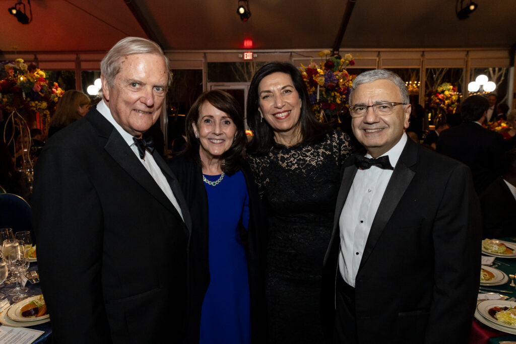Ron Walker, Jenny Elkins, Drs. Huda & William Zoghbi at Houston Grand Opera's opening night and dinner celebration (Photo by Emily Jaschke)