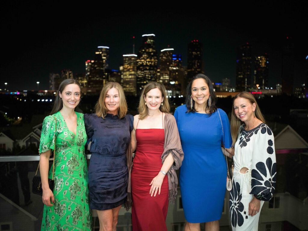Susanna Allen, Dawnell Callahan, Connie Pfeiffer, Natalie Gonzales, Ginni McConn at ROCO's 20th anniversary season opening gala.  (Photo by Daniel Ortiz)