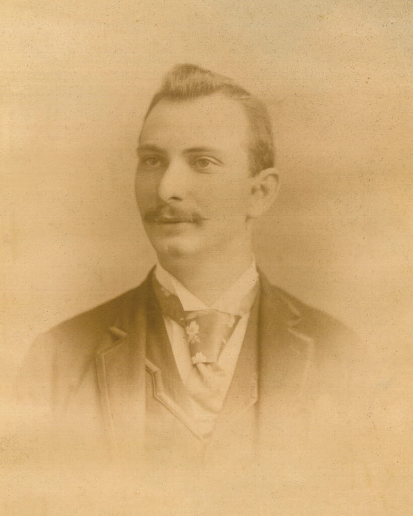 Young Henri Bendel photographed by noted portraitist Theodore Lilienthal (Morgan City Public Library, Morgan City Historical Society)
