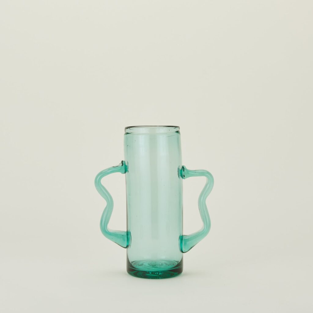 Llorente Recycled Glass Vase, $62. 