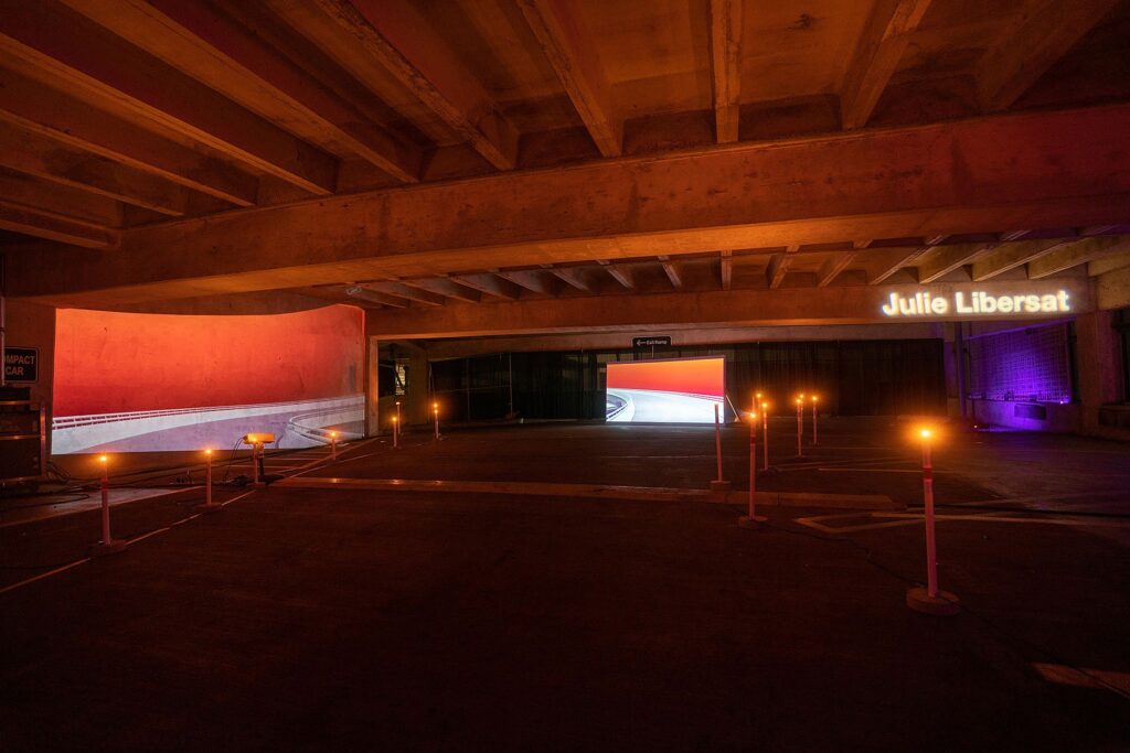 Julie Liberstat's "Golden Hour," 2020, at Aurora Biennial. (Courtesy of the artist)