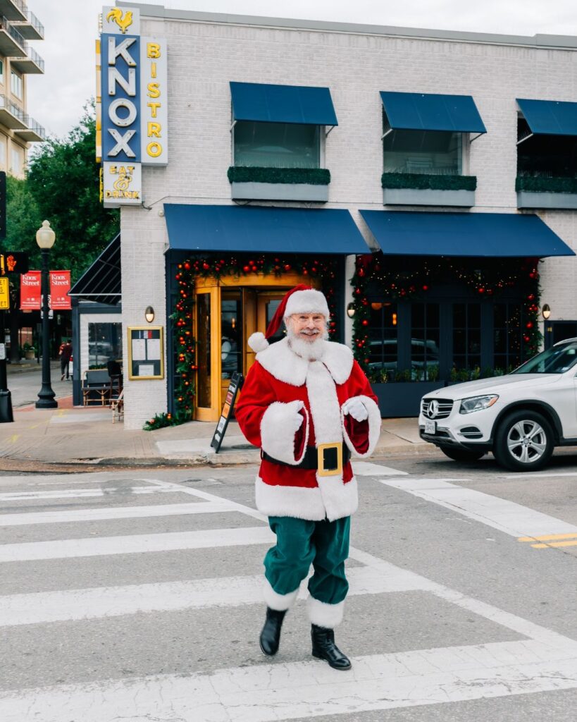 Knox Street holiday shopping Dallas