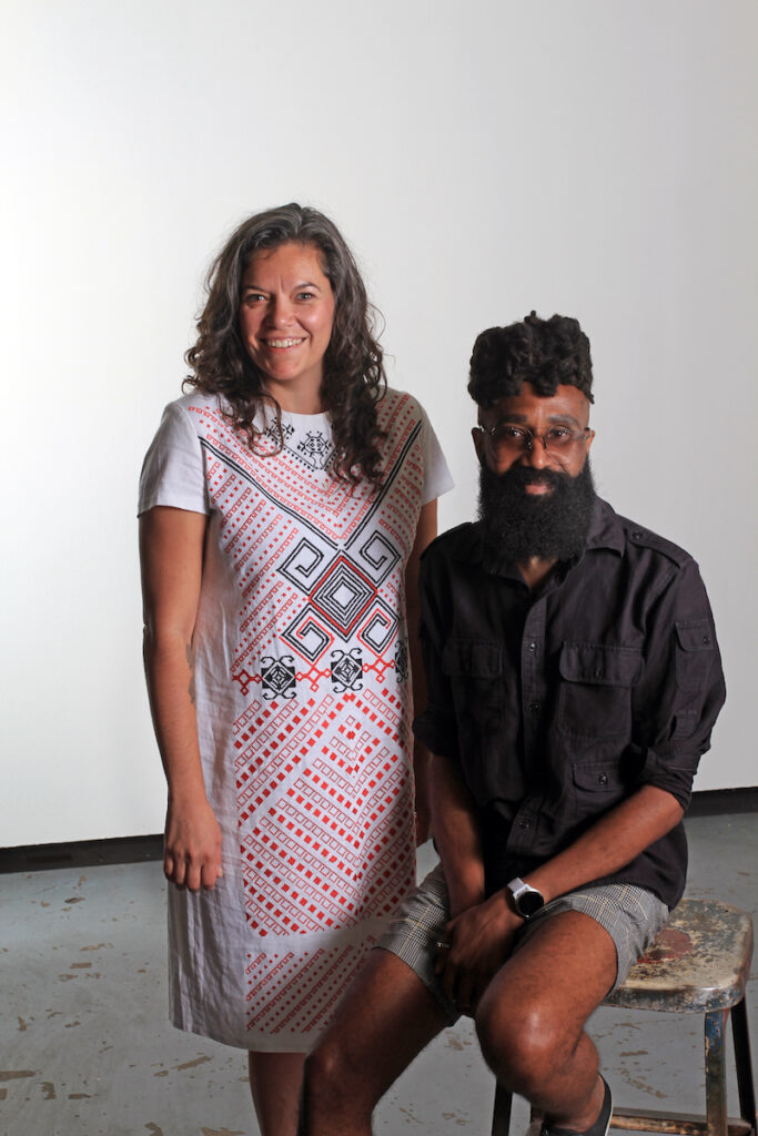 Curators Kendal Henry and Leslie Moody Castro (Courtesy of Aurora)
