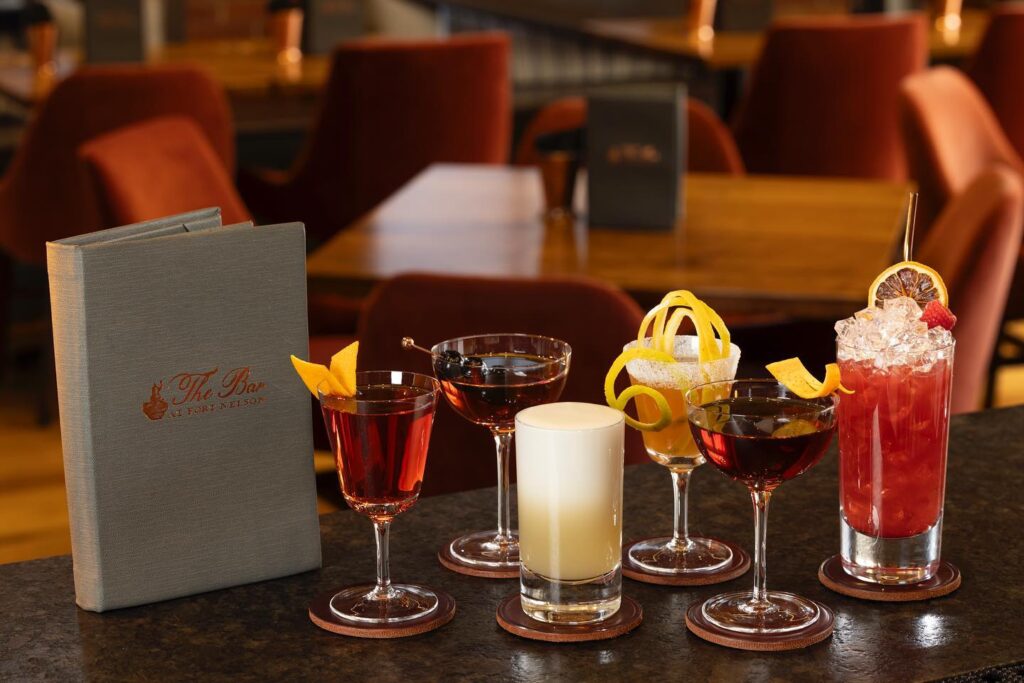The Bar at Fort Nelson blends Michter's Bourbon into some classy cocktails.