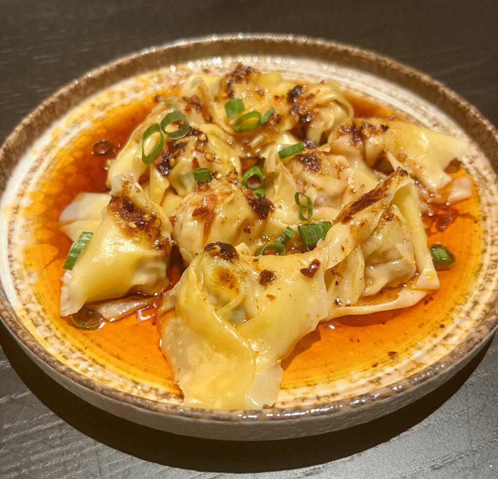 The Famous Pork Wontons are a must-order at Feng Shui. (Photo by Megan Ziots)