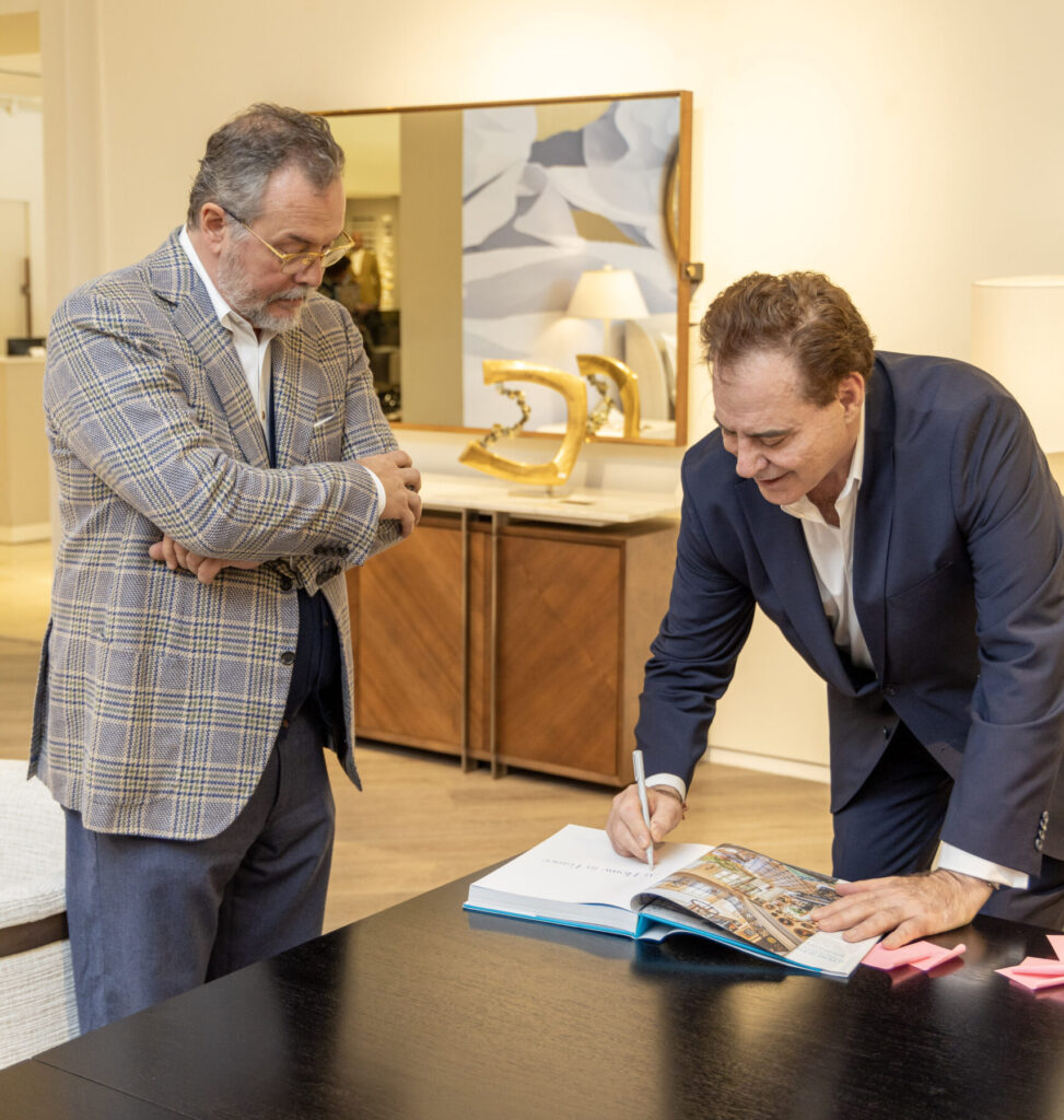 John Bobbitt, Timothy Corrigan at David Sutherland Showroom