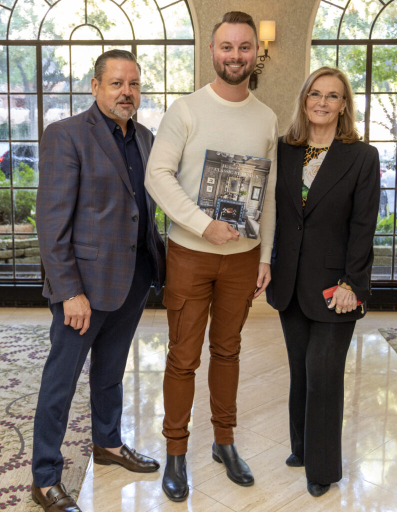 Ramon Longoria, Grayson Knight, Sherry Hayslip at Rosewood Mansion on Turtle Creek