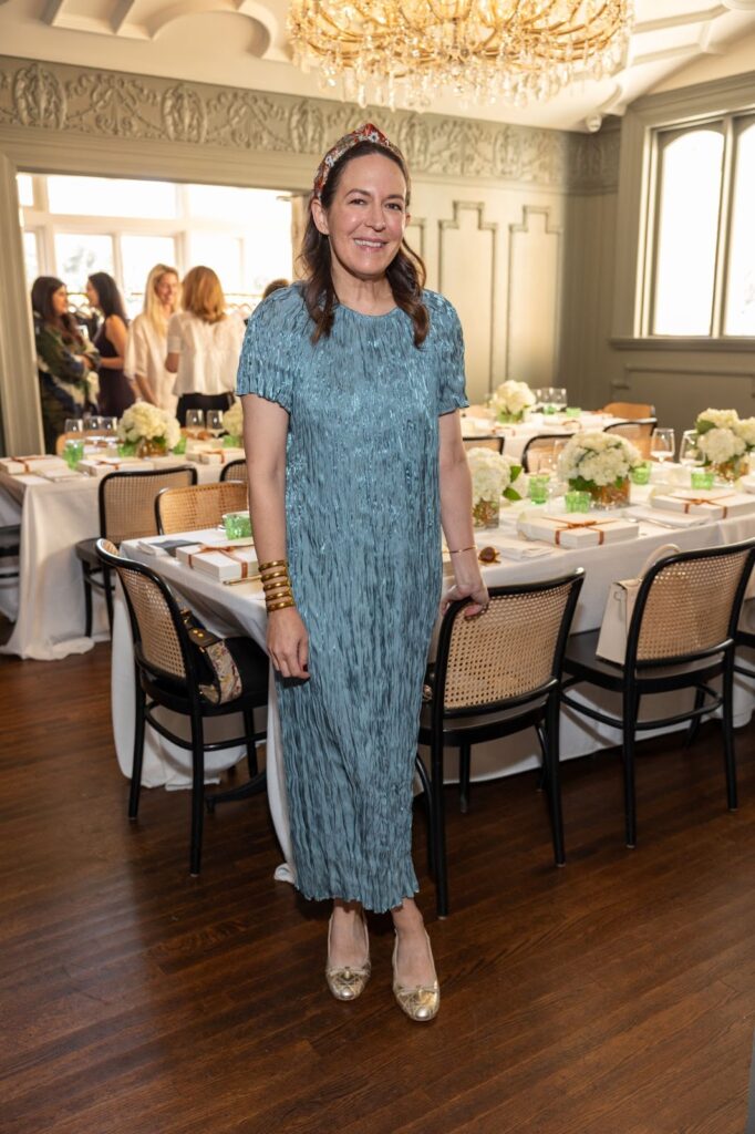 Host Margaret Naeve at the intimate lunch celebrating the Lafayette 148 x Save Venice capsule collection (Photo by Jenny Antill)