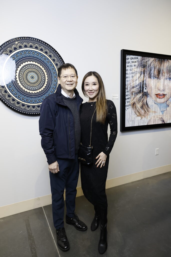 Mandy & William Kao at Sneha Merchant's "Live In Color," in River Oaks District (Photo by Quy Tran)