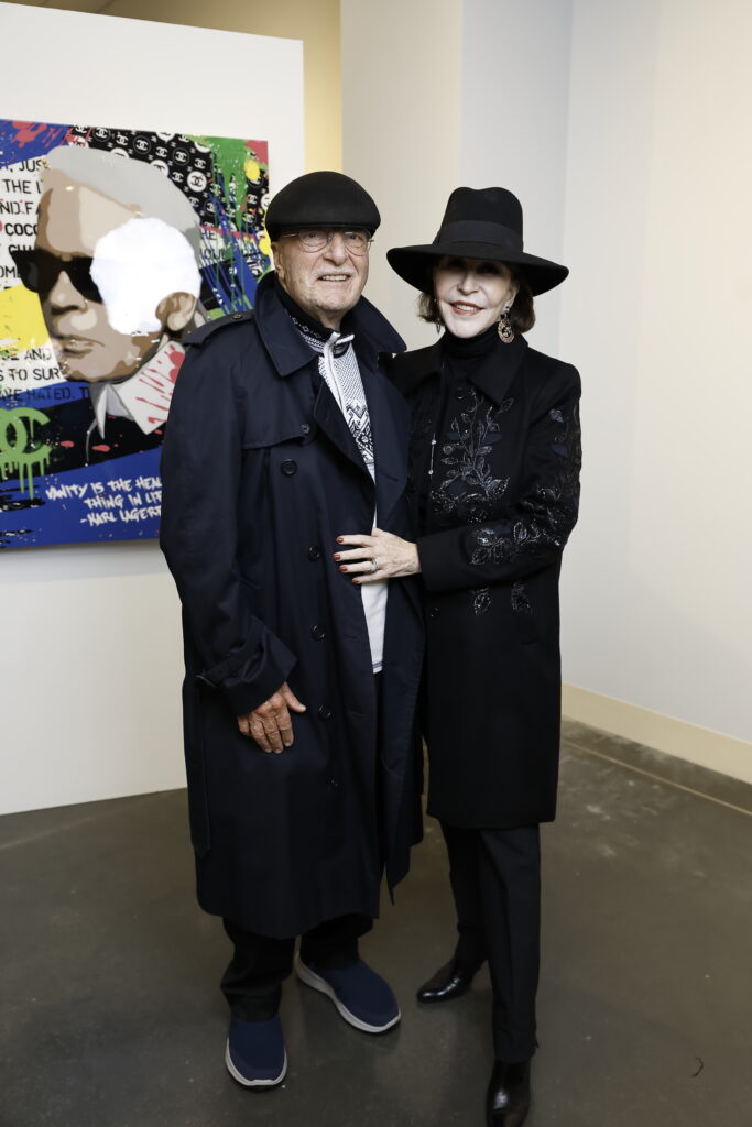 Shelby Hodge & Shafik Rifaat at Sneha Merchant's "Live In Color," in River Oaks District (Photo by Quy Tran)