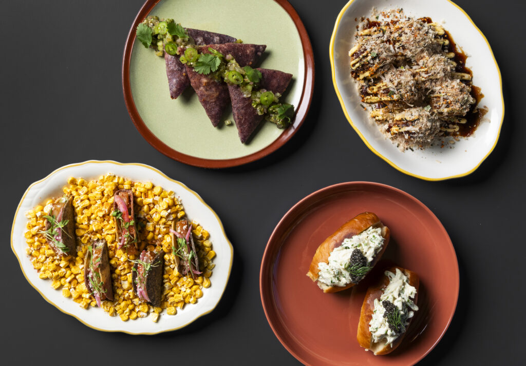 Bar bites from chef Seth Siegel-Gardner — an alum of Marcus Samuelsson’s Aquavit, Gordon Ramsay’s London Hotel, and Heston Blumenthal’s The Fat Duck as well as chef/owner of the former eateries The Just August Project and Pass and Provisions. (Photo by Julie Soefer)