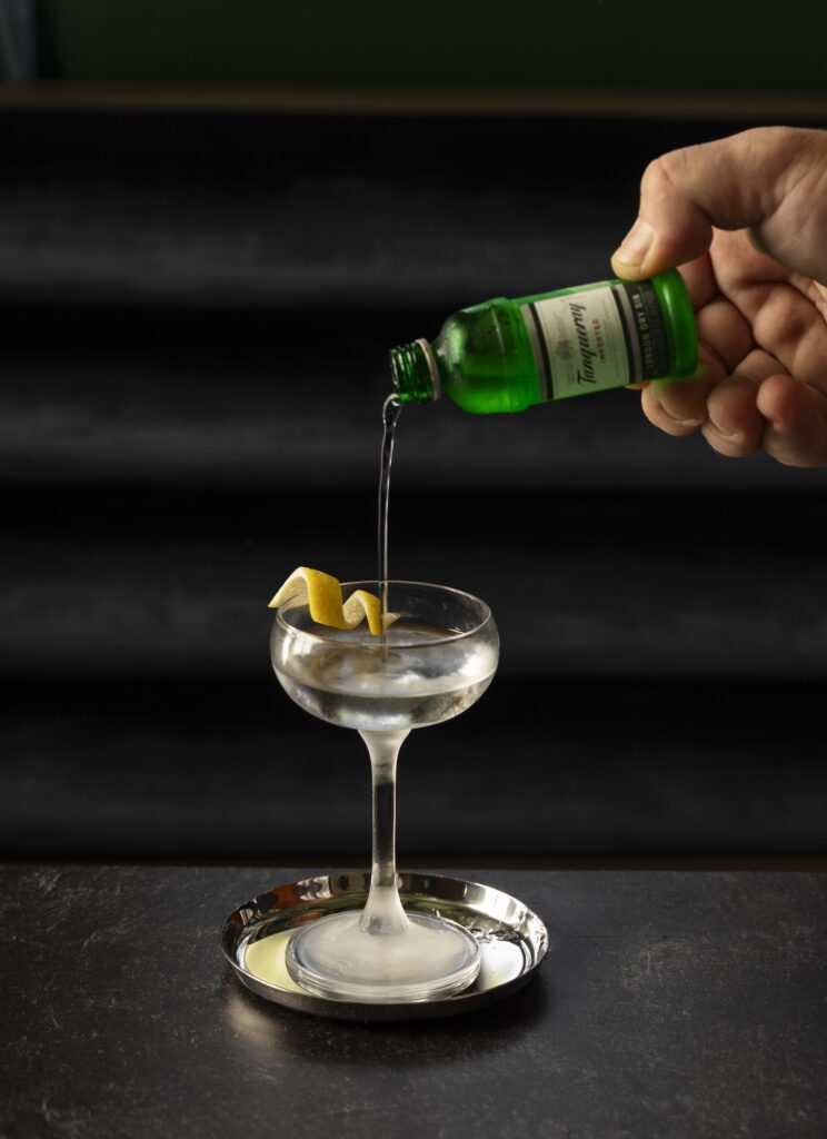 A mini martini (The Little Duke) in homage to the famous London Hotel, Dukes. (Photo by Julie Soefer)