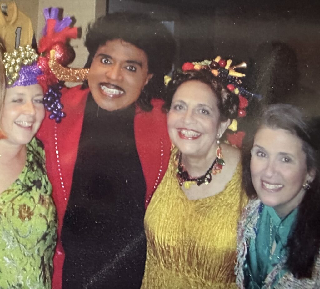 Karen Lubetkin, Little Richard, Marilyn Oshman, Pam Bryan at Orange Show Gala 2003