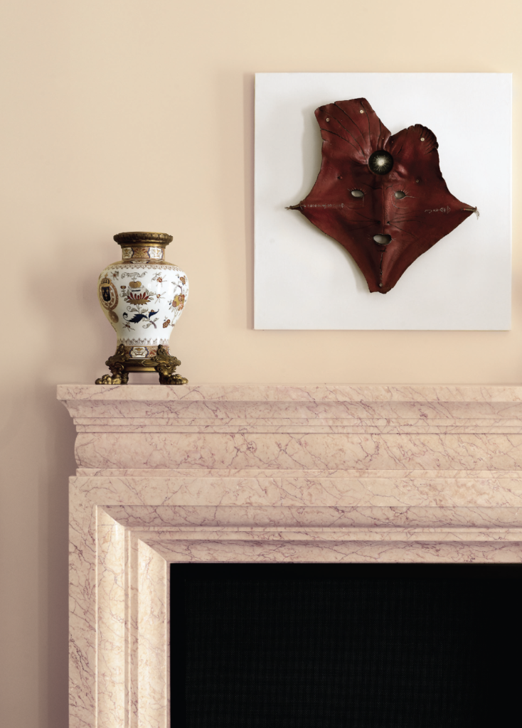 Marilyn Oshman house: “It stopped me in my tracks,“ says Oshman of Leonora Carrington‘s "Red Mask," 1950, acquired from Frey Norris Gallery, San Francisco. (Photo by Jack Thompson)