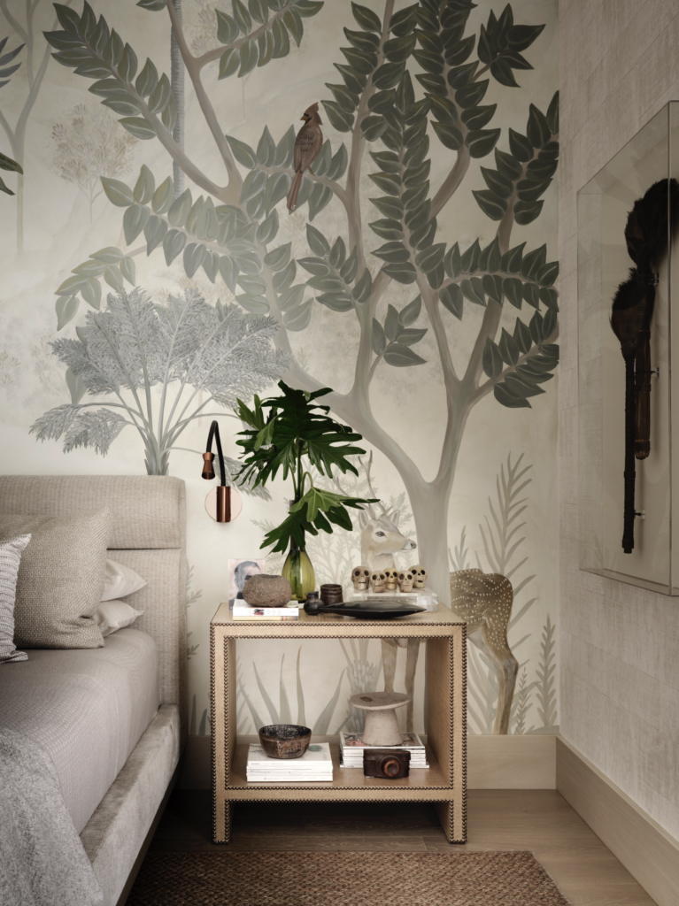 A detail in the main bedroom of the Monterrey house designed by Mauricio Lobeira. (Photo by Douglas Friedman)