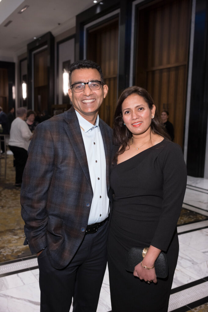 Ajay & Harrsha Bhora at Bo's Place 'Hearts of Hope' evening (Photo by Daniel Ortiz)