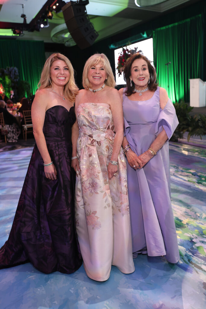 Brittany Clark, Zane Carruth,Betty Tutor at the Houston Symphony Ball. (Photo by Priscilla Dickson)
