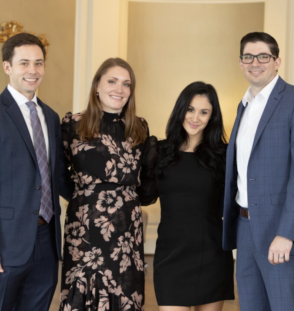 Houston Golf Association 'First Tee' luncheon chairs Michael & Megan Kaufman and Chris & Stephanie Walker (Photo by Tracy Eason)