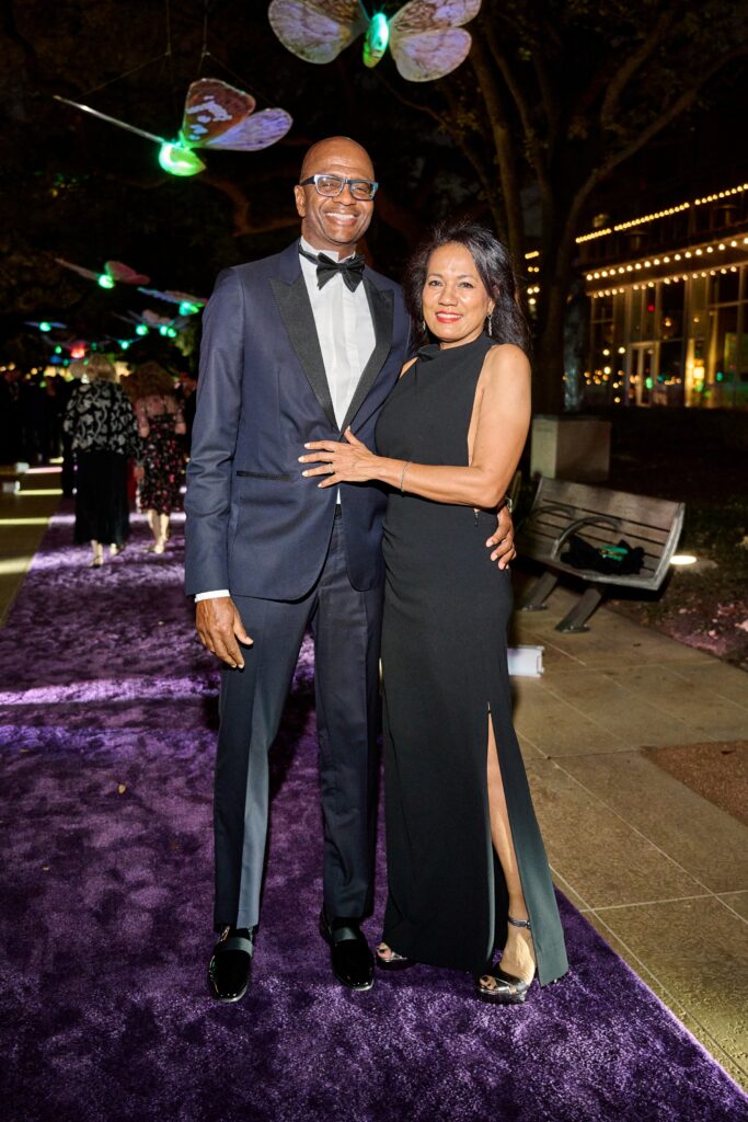 Curtis Flowers & Andrea Ashford at the Discovery Green Gala (Photo by Fulton Davenport)