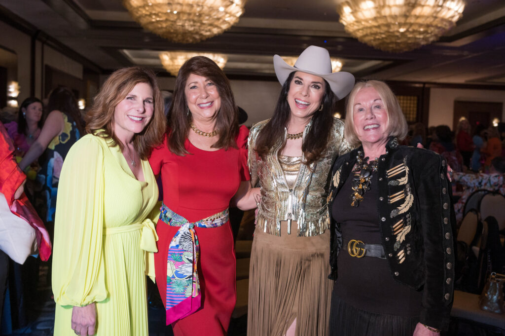 Cynthia Wolff, Heidi Rockecharlie, Karen Payne, Elsie Eckert at the 25th anniversary Trailblazers luncheon. (Photo by Daniel Ortiz)