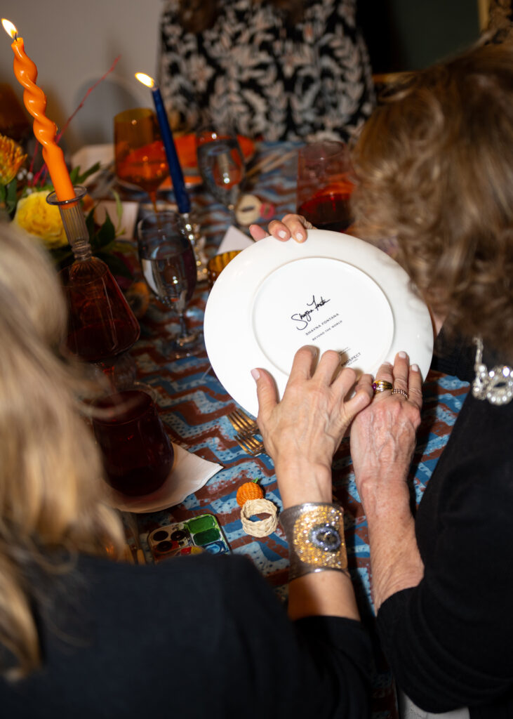 The plates featured photography from artist Shayna Fontana. (Photo by A Sea of Love)