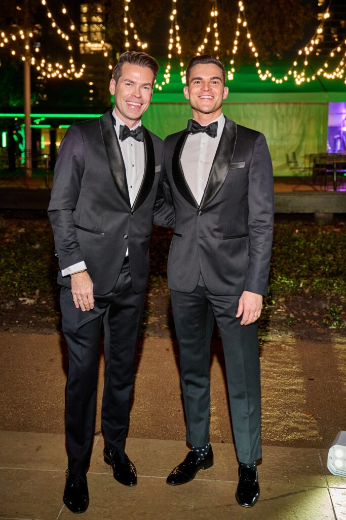 Derrick Shore & Brandon Bourque at the Discovery Green Gala (Photo by Fulton Davenport)