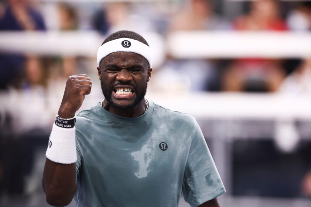 American Frances Tiafoe lost to Nishioka in the Round of 16, but he always puts on a good show.(Courtesy)